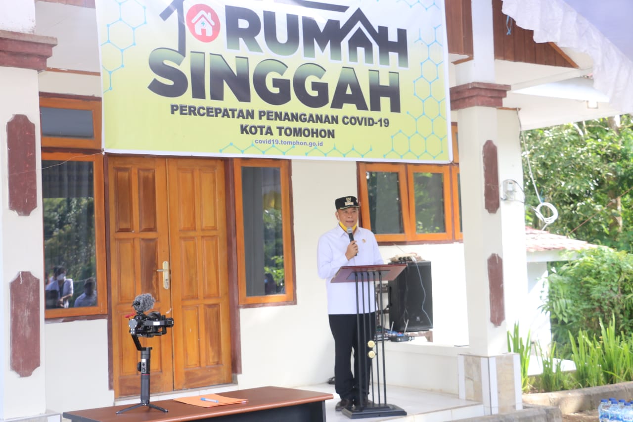 Serius Berjuang Lawan Korona, Eman Resmikan Rumah Singgah